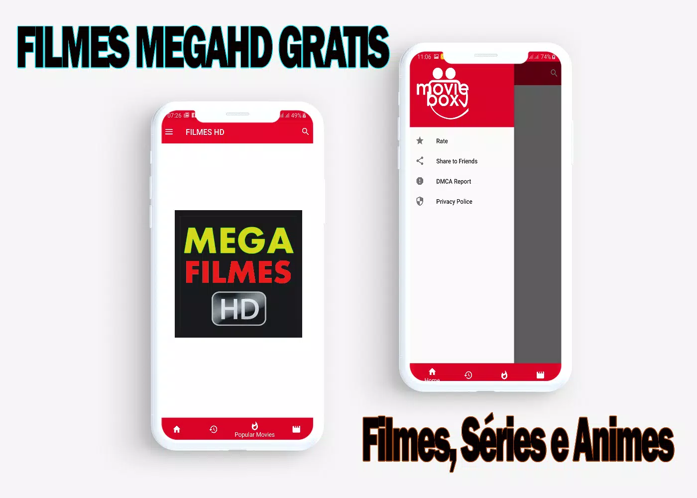 Mega Filmes HD - Filmes Séries e Animes para Android - Download