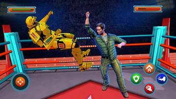 Real Robot Knockout Fight 3D Affiche