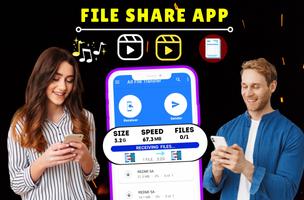 File Send App:Transfer & Share Affiche