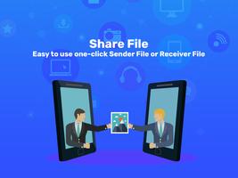 Share File - File Transfer & F الملصق