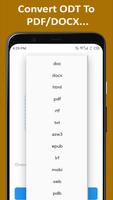 ODT File Converter to PDF/DOCX capture d'écran 3