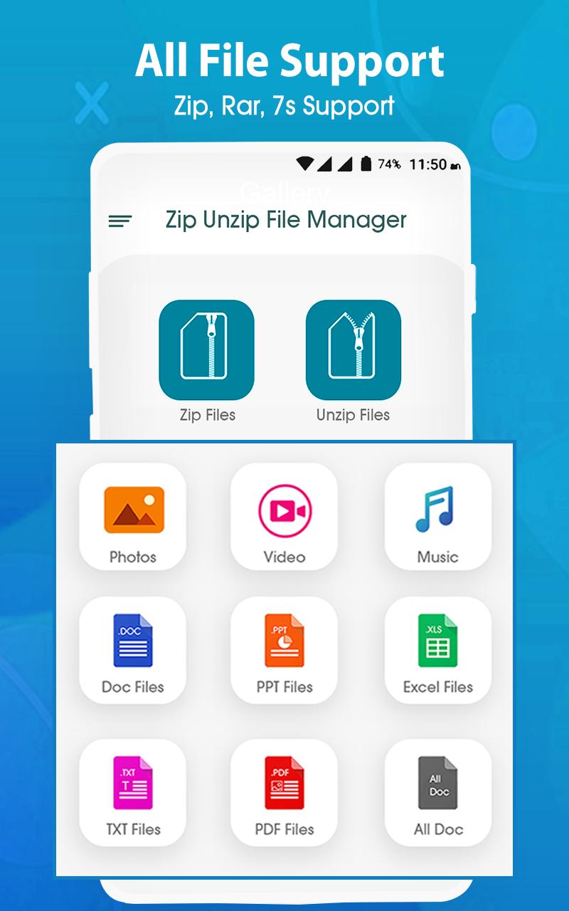 Zip File Extractor: Rar File Extractor Для Андроид - Скачать APK