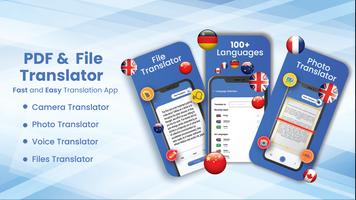 PDF & File Translator App الملصق
