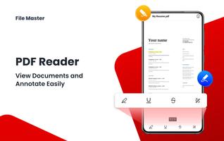 PDF Reader - PDF Scanner پوسٹر