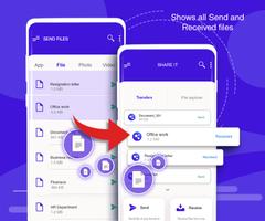 Z Share: File Sharing app Transfer files الملصق