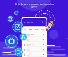 Z Share: File Sharing app Transfer files capture d'écran 1