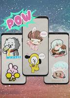 Cute BT21 Sticker for Whatsapp Affiche