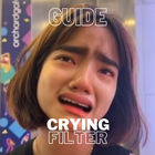 Crying Filter Camera Tips Zeichen
