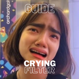 Crying Filter Camera Tips icône
