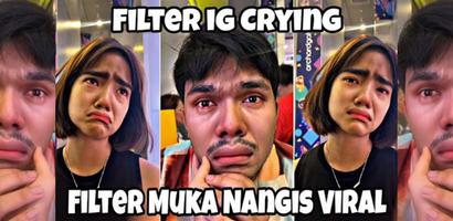 Crying Filter Camera Tips Plakat