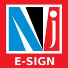 NJ E-Sign আইকন
