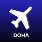 Doha Hamad Airport DOH Flight -icoon