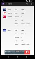 Singapore Changi Airport SIN Flight Info Screenshot 1