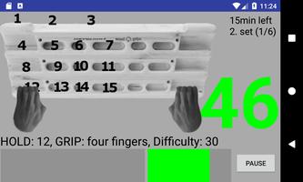 Grips & Grades hangboard app تصوير الشاشة 2