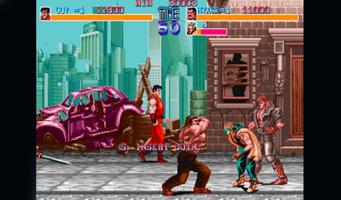 Final fight arcade game 1989 โปสเตอร์