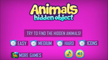 Jogos do Animal Hidden Cartaz