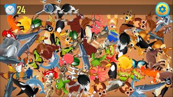 برنامه‌نما بازی های پنهان حیوانات عکس از صفحه