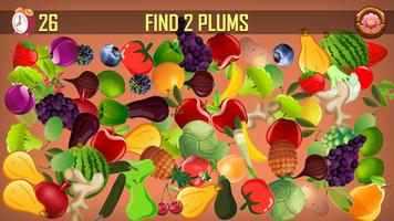 Verborgen Fruit Spel - Vind-poster