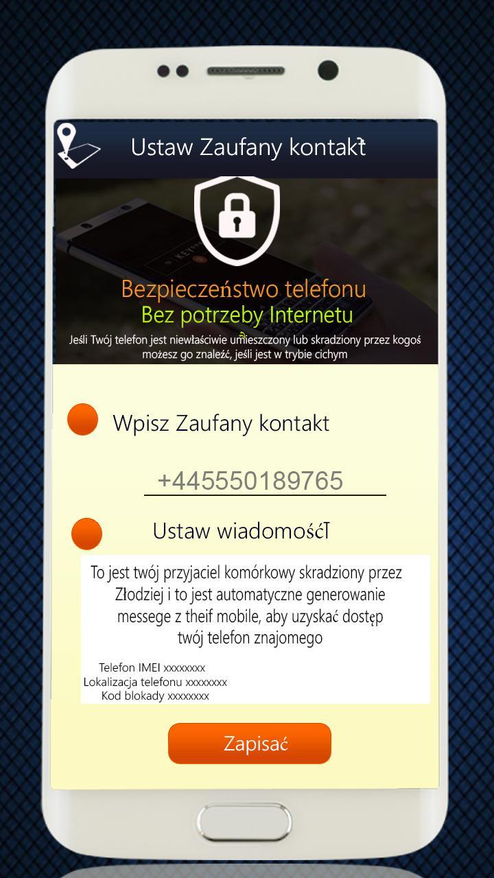 znajdź zgubiony telefon: utracony zdalny dostęp do for Android - APK  Download