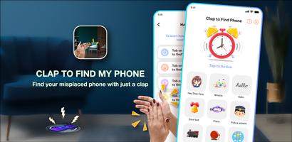 Find My Phone By Clap, Whistle Cartaz