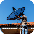 Align the satellite dish