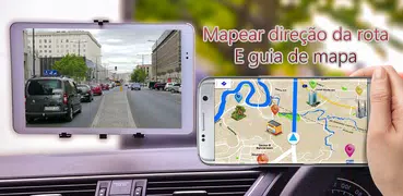 GPS voz rota mapa E navegação alarme