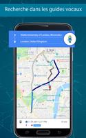 GPS voix route carte Et la navigation alarme capture d'écran 1