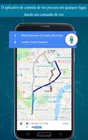 GPS voz rota mapa E navegação alarme imagem de tela 1
