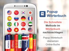 Popup Wörterbuch Plakat