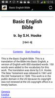 Poster Basic English Bible