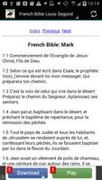 French Bible Louis Segond Ekran Görüntüsü 3