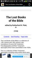 Poster The Lost Books of the Bible