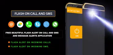 Flash on Call & alertas de lanterna SMS piscam