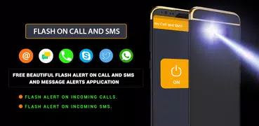 Flash on Call & SMS, Flash alerts Flashlight blink