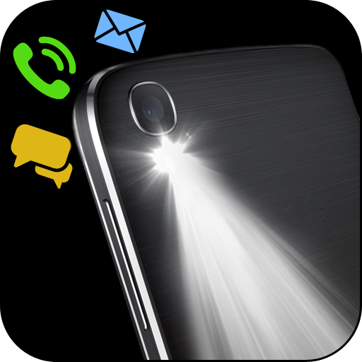 Flash on Call & alertas de lanterna SMS piscam