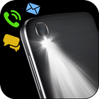 Flash on Call & SMS Flash-waarschuwingen knipperen-icoon