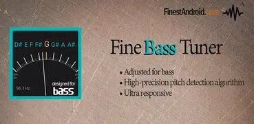 套色準確的低音調諧器Chromatic Bass Tuner