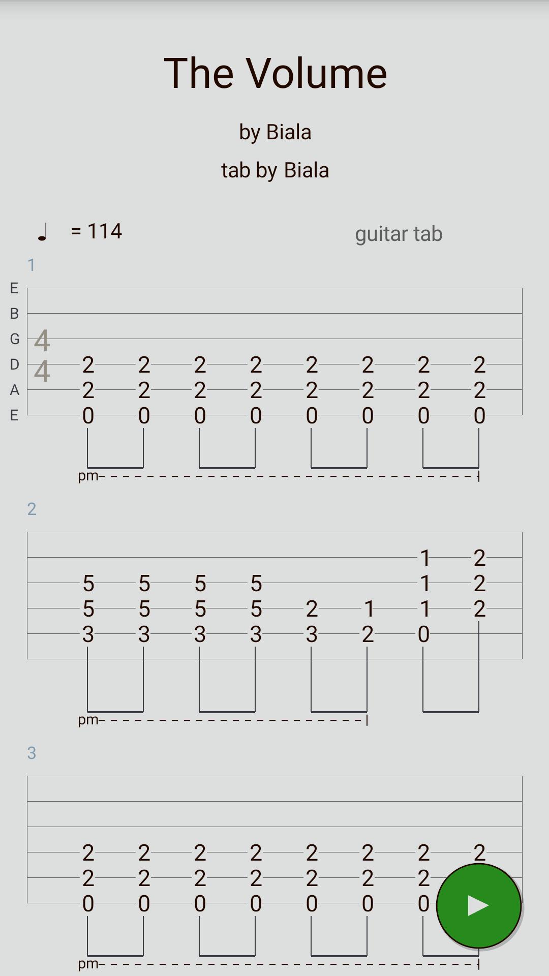 Guitar Tabs X für Android - APK herunterladen