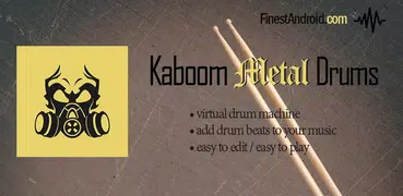 Kaboom tambores de metal
