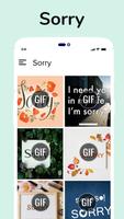 Sorry GIF Affiche