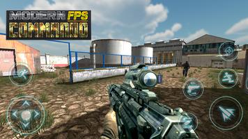 Modern Action fps commando 3D پوسٹر