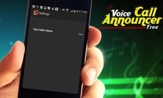 Voice Call Announcer Free poster