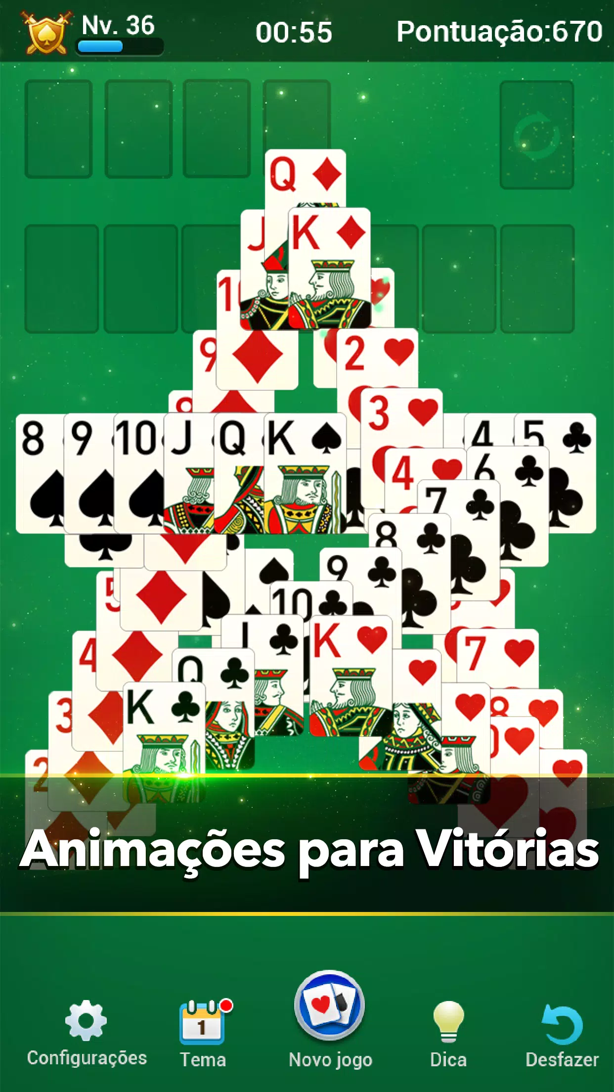 Klondike Solitaire. Jogo de Paciência Clássico  Gratuito.::Appstore for Android