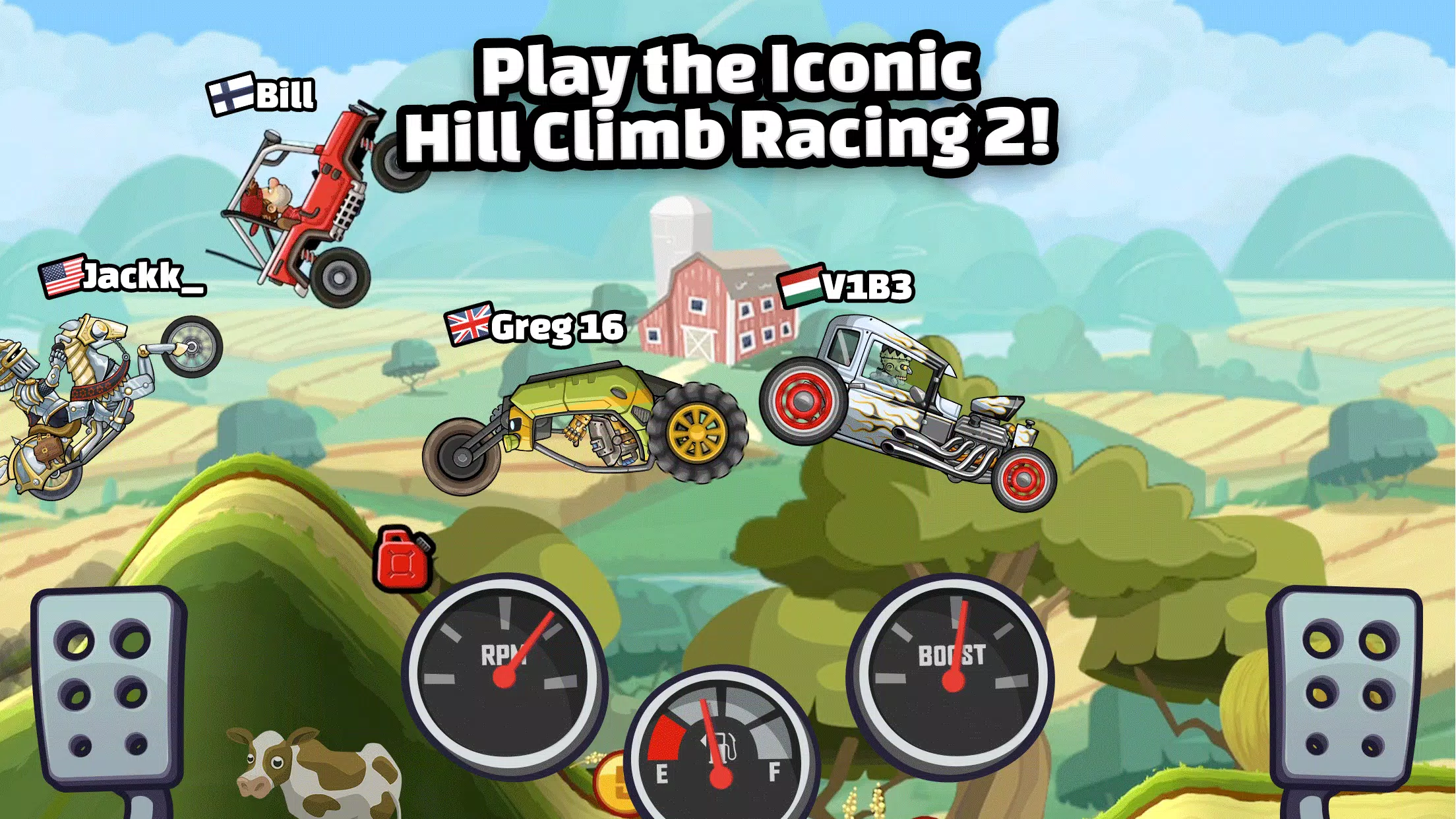 Hill Climb Racing 2 Mod APK 1.54.3 (Menu, Unlimited Money)