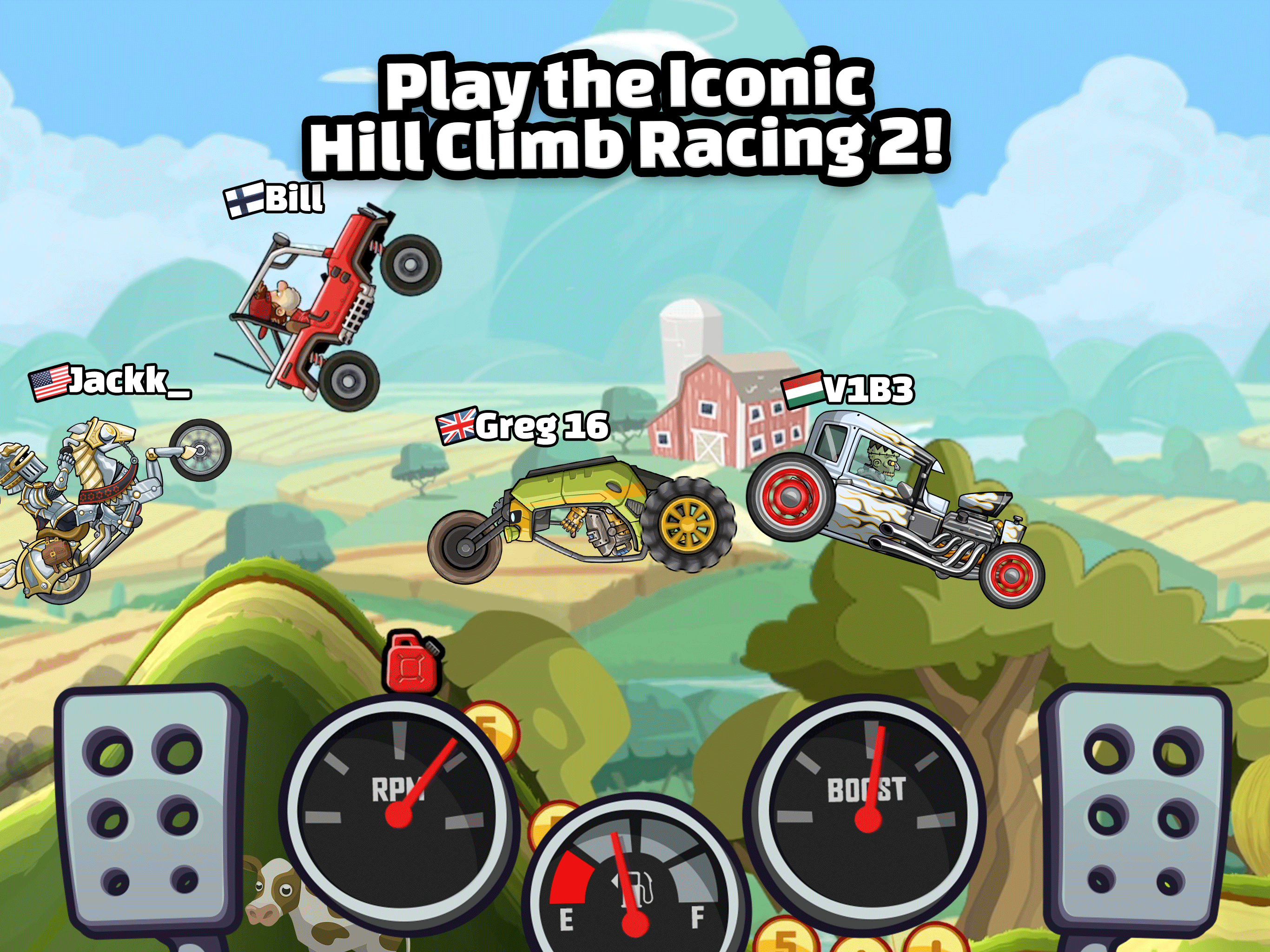 Hill Climb Racing 2 APK 1.59.1 Baixe Grátis para Android