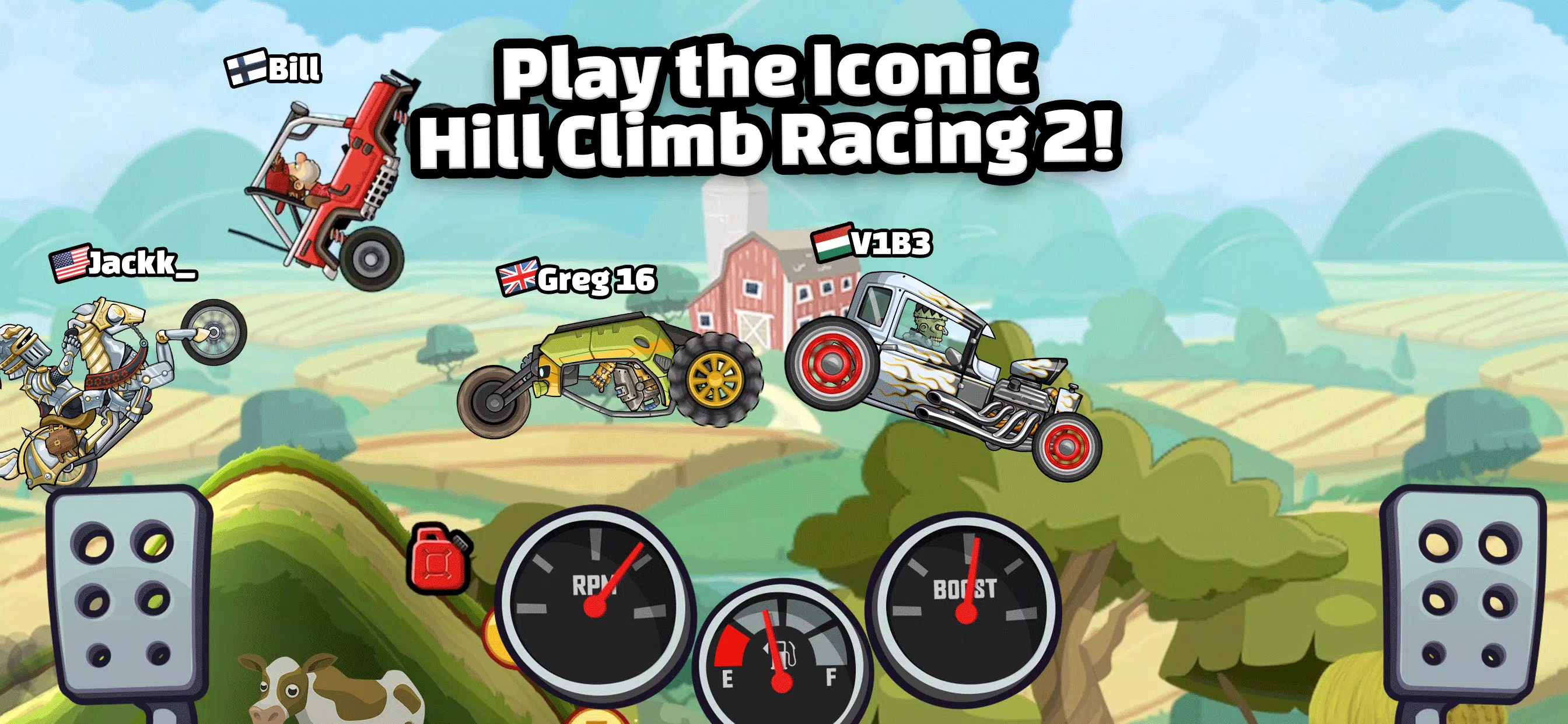 Game Hill Climb Racing 2 Cheat APK pour Android Télécharger