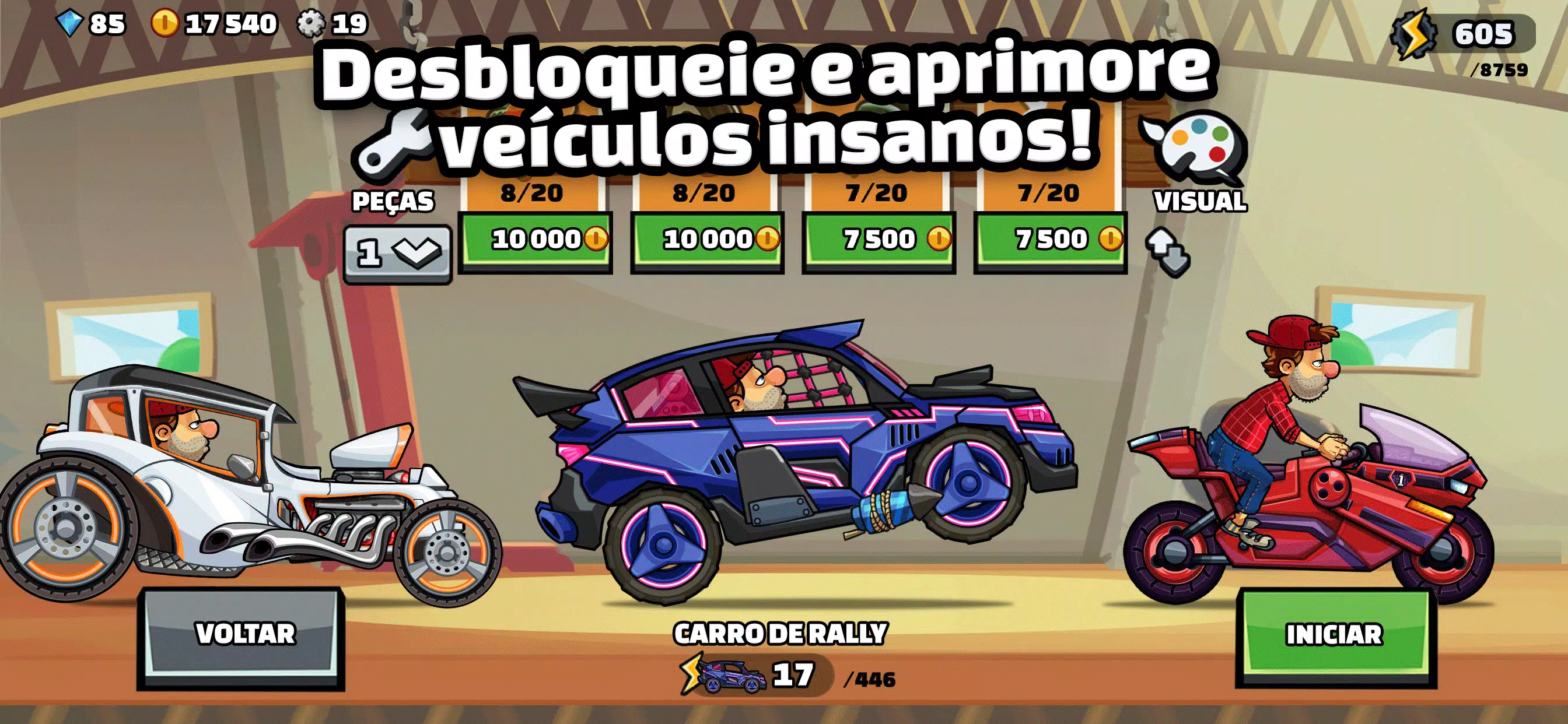 Download do APK de Hill Climb Racing 2 para Android