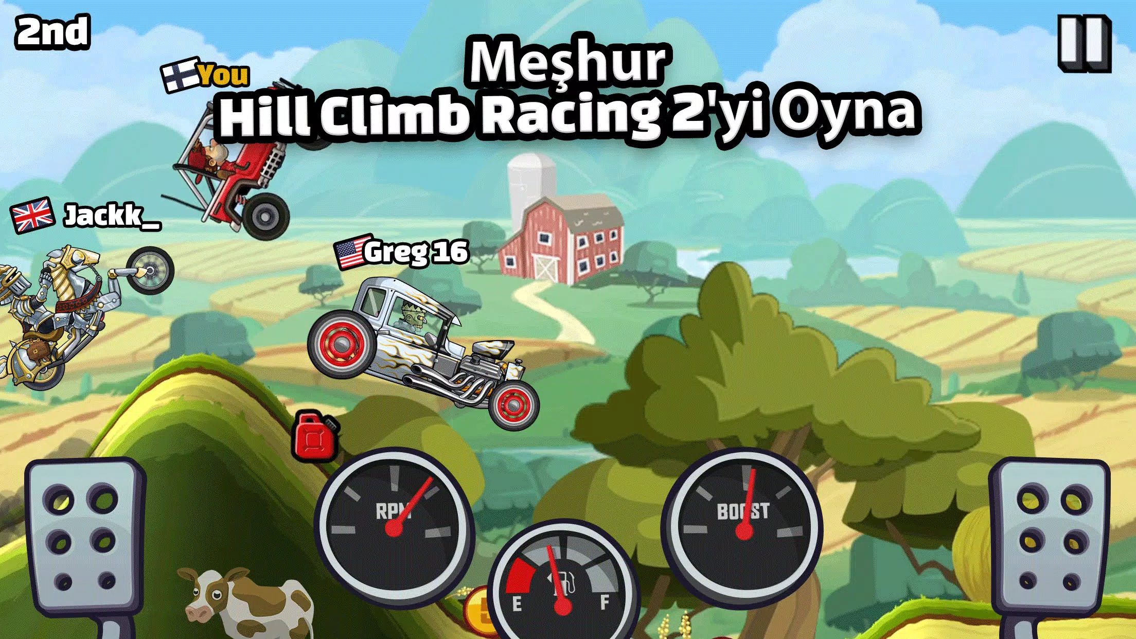 Android İndirme için Hill Climb Racing 2 APK