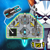 Space Cats - Build Ship Fight أيقونة