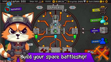 Space Cats - Build Ship Fight पोस्टर